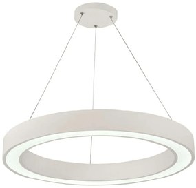 Φωτιστικό Οροφής 6073-80-WH Φ80x9cm Led 7000lm 88W White Inlight