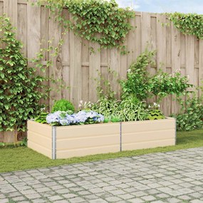 vidaXL Γλάστρα Ελεφαντόδοντο 195 x 100 x 45 εκ Επικαλυμμένος Χάλυβας