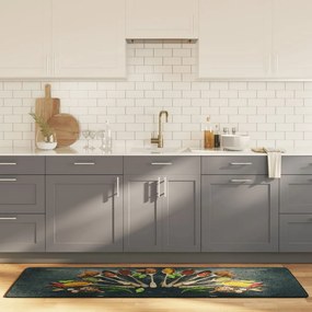vidaXL Χαλί Κουζίνας Πλενόμενο Πολύχρωμο 60x180 εκ.