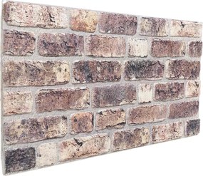 vidaXL Πάνελ τοίχου 10 pcs Σκούρο Καφέ 100 x 50 cm Αφρός EPS