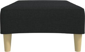 vidaXL Υποπόδιο Μαύρο 77x55x31 εκ. Υφασμάτινο