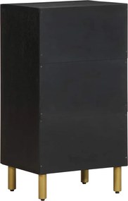 vidaXL Ραφιέρα Μαύρη 40x33x75 εκ. από Επεξεργασμένο Ξύλο