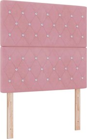 vidaXL Κεφαλάρι Ροζ 90 cm Βελούδο