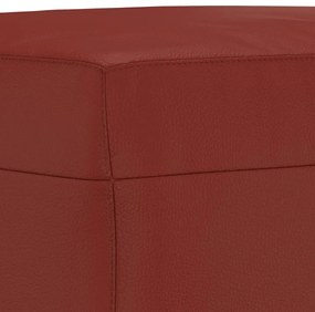 vidaXL Πάγκος Μπορντό 70x35x41 εκ. Υφασμάτινος