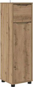 vidaXL Ντουλάπι Μπάνιου με συρτάρι Artisan Oak 30,5 x 30 x 101 εκ