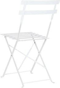 Σετ Τραπέζι με 2 Καρέκλες Home ESPRIT Λευκό 60 x 60 x 71 cm