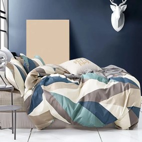 Πάπλωμα Άλισον (Σετ 3τμχ) Beige Viopros Queen Size 220x240cm 100% Cotton Satin