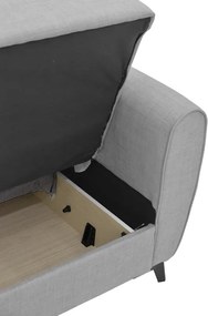 Σετ σαλονιού 2τεμ Lincoln pakoworld ύφασμα σε γκρι-μπεζ απόχρωση