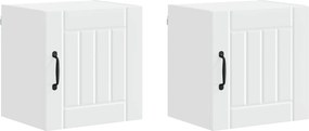 vidaXL Ντουλάπα Τοίχου LUCCA 2 pcs Λευκό 40 x 31 x 40 εκ.