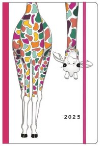 Next ημερολόγιο 2025 Trends ημερήσιο flexi με λάστιχο 14x21εκ. Giraffe