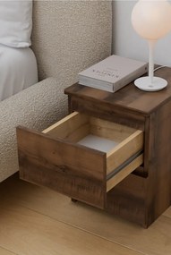 Stewehome Σετ 2 μοντέρνων κομοδίνων με δύο συρτάρια 35x38x49 cm