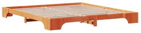 vidaXL Καφέ Κάθισμα 180x200 cm από Μασίφ Ξύλο Πεύκου