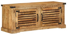 vidaXL πάγκος παπουτσιών 110x38x45 εκ. από μασίφ ξύλο μάνγκο