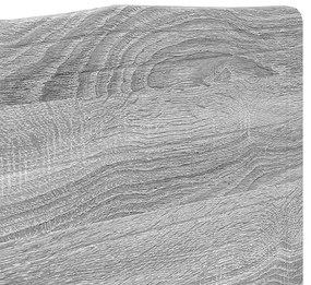 vidaXL Κεφαλάρι Γκρίζο Σονομα 150 cm Επεξεργασμένο ξύλο