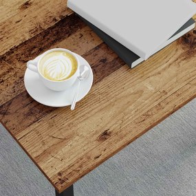 vidaXL Τραπεζάκι σαλονιού Παλιό ξύλο 60 x 60 x 36 cm