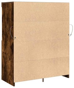 Ντουλάπι Καπνιστή Δρυς 81x37x100 εκ. Επεξεργασμένο Ξύλο 3318621