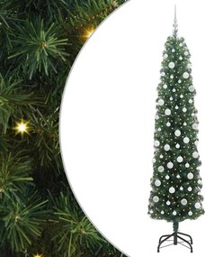 vidaXL Τεχνητό Χριστουγεννιάτικο Δέντρο με 300 LED Πράσινο 210 cm