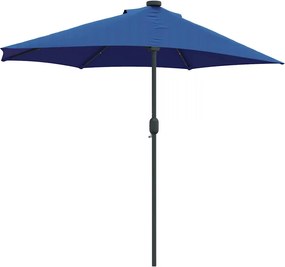 vidaXL Ομπρέλα Κήπου 294 x 150 x 223 εκ Πολυεστέρας και Χάλυβας