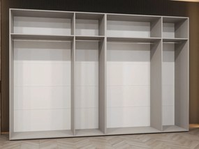 Ντουλάπα Alicante Εξάφυλλη-Φυσικό - Χρυσό