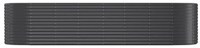 vidaXL Ζαρντινιέρα Ανθρακί 322x40x68 εκ Ατσάλι με Ηλεκτρ. Βαφή Πούδρας