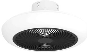 Ανεμιστήρας Οροφής Με Φως Sayulita 35094 Φ45,5x19cm Led White-Black Eglo Διάμετρος 45,5cm