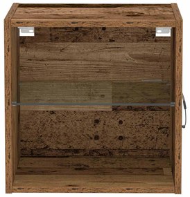 vidaXL Πλωτό ράφι 2 pcs Καφέ 40 x 28.5 x 40 εκ Επεξεργασμένο ξύλο