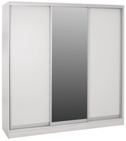 Intrahome ΝΤΟΥΛΑΠΑ ΣΥΡΟΜΕΝΗ CASABLANCBLOEMFONTEIN ΜΕΛΑΜΙΝΗΣ ΛΕΥΚΗ ΜΕ ΚΑΘΡΕΦΤΗ 3ΦΥΛΛΗ .03 183x60x220 εκ. intraho-1644430