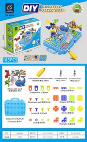 Σετ κατασκευών DIY με εργαλεία - 183pcs - 9958A - 917492