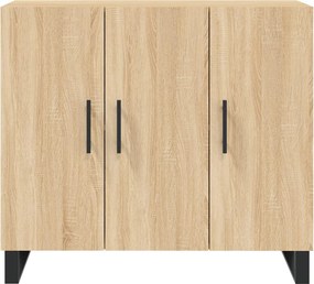 vidaXL Ντουλάπι Sonoma δρυς 90x34x80 εκ. Επεξεργασμένο Ξύλο