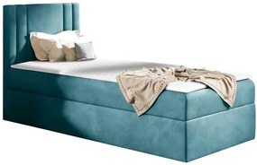 Επενδυμένο κρεβάτι Carmen Mini-Galazio-90 x 200-Deksia