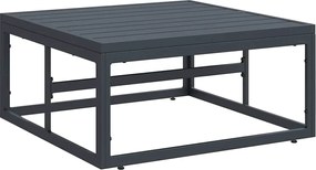 vidaXL Σετ Καναπέ Κήπου με μαξιλάρι Ανθρακί Ατσάλι