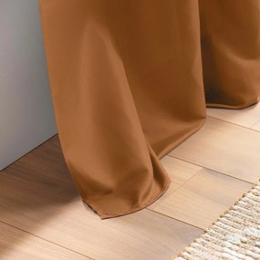 Κουρτίνα (140x280) Με Τρουκς L-C Absolu Camel Brown 1612593