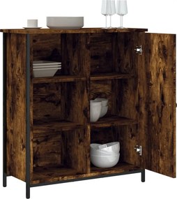 vidaXL Ντουλάπι Καπνιστή Δρυς 70 x 30 x 80 εκ. από Επεξεργ. Ξύλο