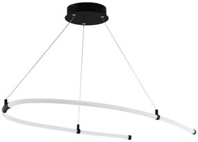 Φωτιστικό Οροφής 99429 Alamedilla Led Black-White Eglo Metal, Plastic