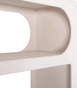 ΒΙΒΛΙΟΘΗΚΗ ΣΕΙΡΑ SANTORINI HM18062 MDF ΣΕ ΥΠΟΛΕΥΚΟ ΧΡΩΜΑ 80x38x180Yεκ.