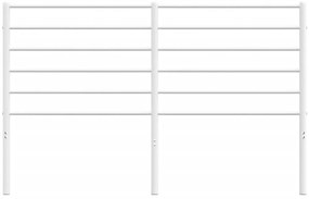 vidaXL Κεφαλάρι Λευκό 160 εκ. Μεταλλικό