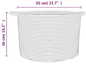 ΚΑΛΑΘΙ ΑΠΛΥΤΩΝ ΓΚΡΙ ΚΑΙ ΛΕΥΚΟ Ø55X36 ΕΚ. ΒΑΜΒΑΚΕΡΟ 358470