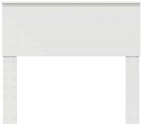 vidaXL Κεφαλάρι με κεφαλάρι Λευκό 100 cm Επεξεργασμένο ξύλο