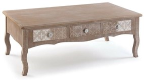 Τραπεζάκι Καφέ Versa Lyra Ξυλο παουλόβνια Ξύλο MDF 60 x 41 x 110 cm