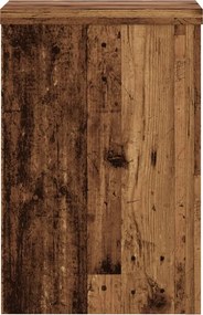 vidaXL Βάσεις Φυτών 2 τεμ. Όψη Παλαιού Ξύλου 25x25x35 εκ. Επεξ. Ξύλο