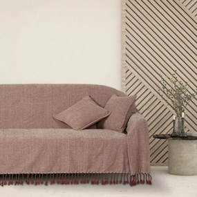 Ριχτάρι 0274 Dark Rose Das Home Τριθέσιο 180x300cm Chenille