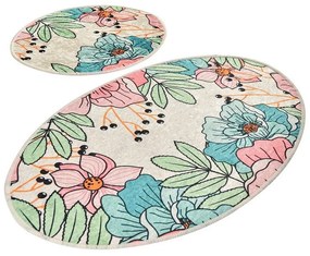 Πατάκια Μπάνιου Spring 359CHL2383 (Σετ 2τμχ) Multi L'Εssentiel Maison 60x100cm 60x100cm Πολυέστερ