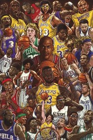 Αφίσα Basketball Superstars, (61 x 91.5 cm)