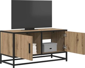 vidaXL Ντουλάπι TV 80 x 34,5 x 40 εκ Artisan Δρυς Επεξεργασμένο Ξύλο