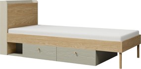 Παιδικό κρεβάτι Yuki-Menta - 94.00Χ217.00Χ93.00cm