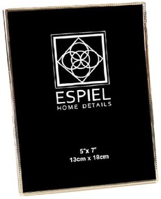 Κορνίζα FAM750 13x18cm Gold Espiel Μέταλλο,Αλουμίνιο