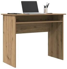 vidaXL Γραφείο Αρτισιανή Δρυς 90x50x74 εκ. από Επεξεργασμένο Ξύλο