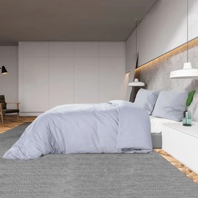 Σετ Παπλωματοθήκης Γκρι 260 x 220 εκ. Βαμβακερό 136109