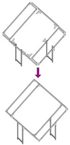 Ράφι για καυσόξυλα Ανθρακί 100x25x100 cm Ατσάλι ψυχρής έλασης - Ανθρακί