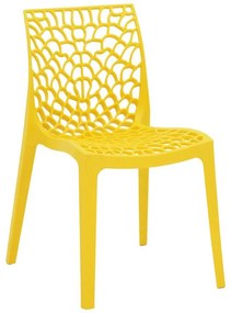 Καρέκλα Hush με UV protection PP κίτρινο 50.5x54x79.5εκ. 42x52x81 εκ.